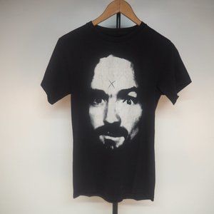 Vintage '90s Charles Manson T-Shirt Stunning Print